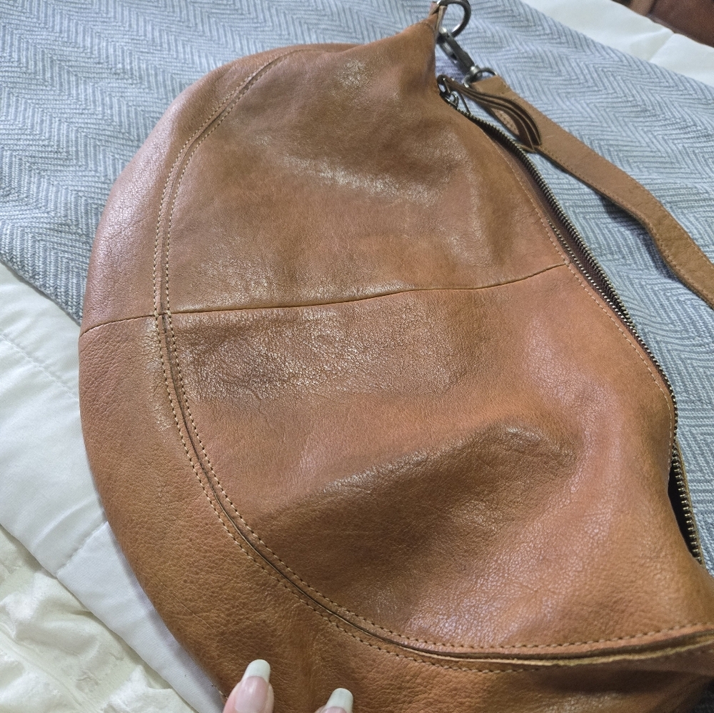 Latico Brown Leather Crossbody Bag - Picture 9 of 15